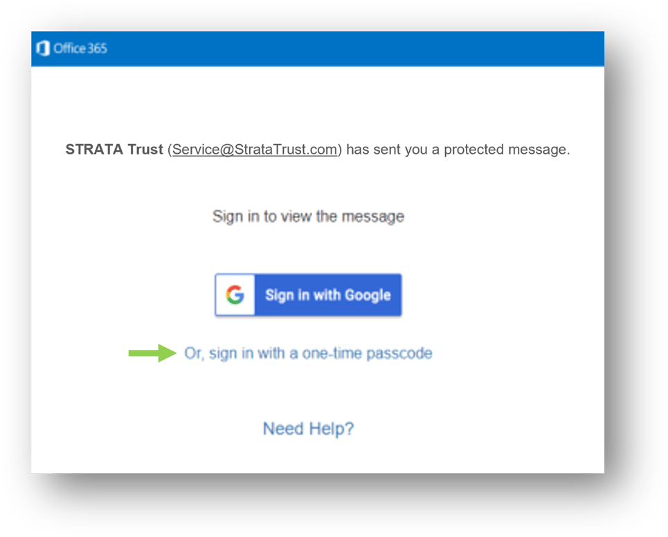 Secure Email Sign How do I read a secure message from STRATA?